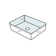 WS Bath Collections Ego 16.9'' White Ceramic Rectangular Bathroom Sink with Overflow
