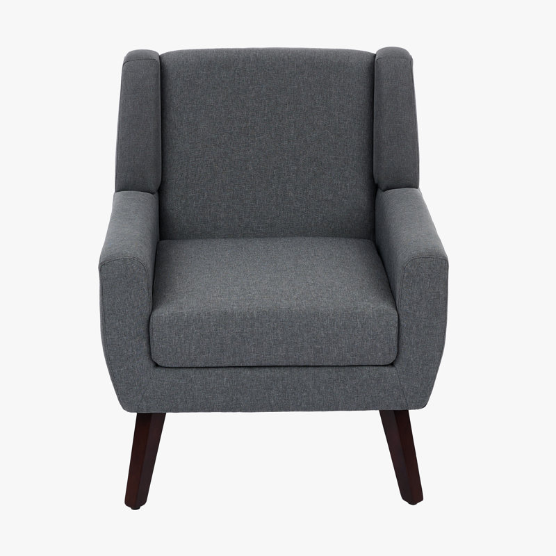 Jaqueze 73.7Cm Wide Armchair, Grey Polyester Blend