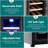 18-Bottle Compressor Wine & Beverage Cooler – Freestanding Wine Cellar with Adjustable Temp Control for Red, White, Champagne, Beer, and Soda