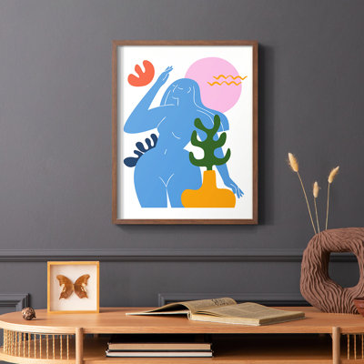 Matisse CDXLVII, reproduction encadrée - bois massif