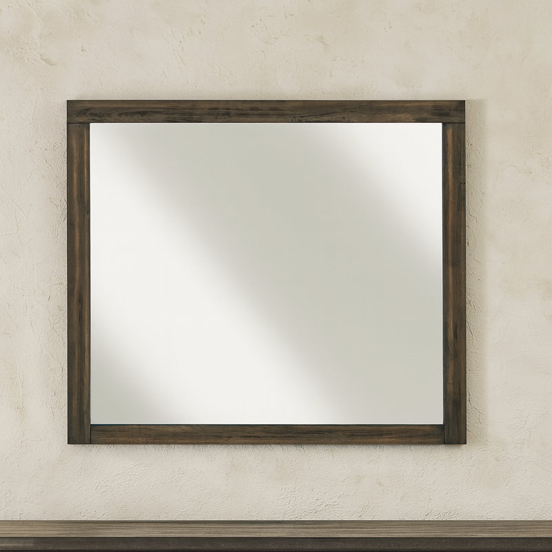 Barlow Accent Mirror, Dark Gray