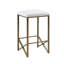 Tabouret de comptoir moderne sans dossier rembourré