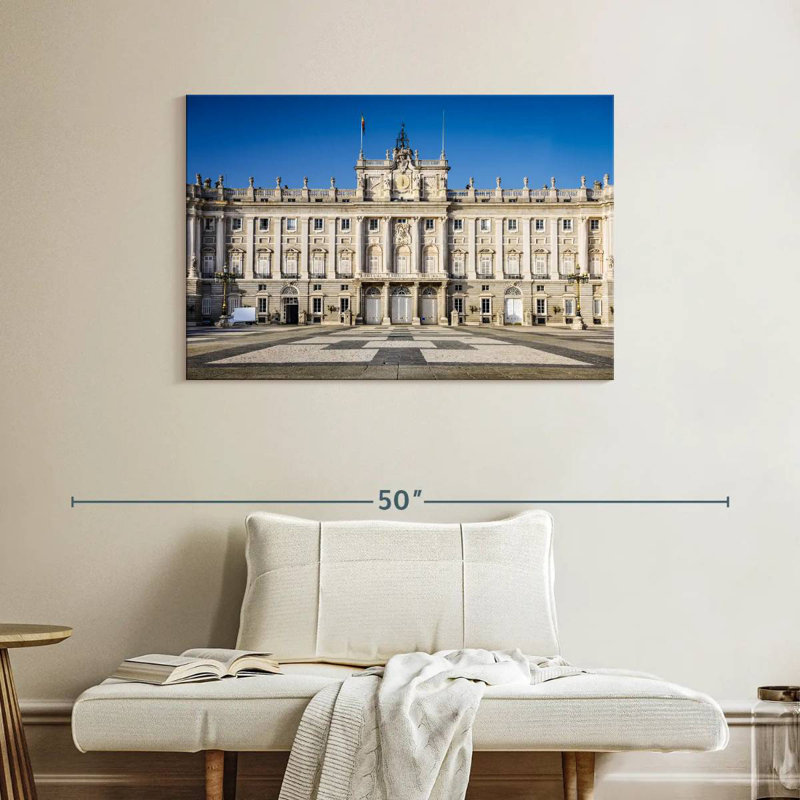 Palais royal de Madrid, H 26 po x l 39 po