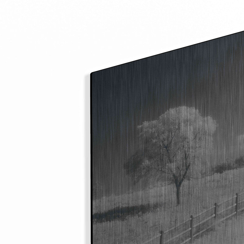 «Trees Fence I» par Debra Van Swearingen, H 12 po x l 16 po