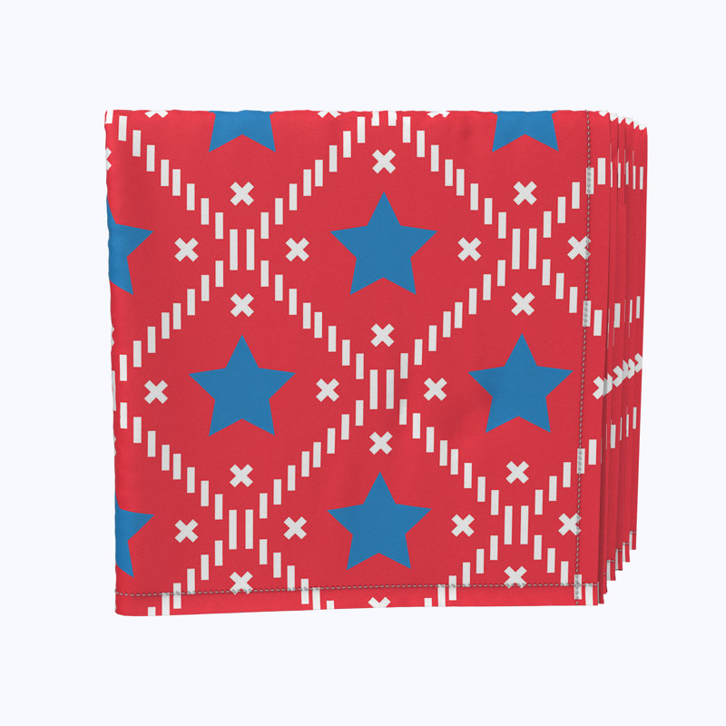 Polyester Geometric Square Napkin