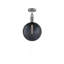 Fourche au plafond / globe / fumé / moyen / acier-825676491-825676488-809214909