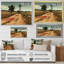 «Vintage Oil Spin - Wind Turbines», art mural-2141449263-2141449268