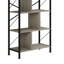 Aimantas 155cm H x 74cm W Metal Etagere Bookcase