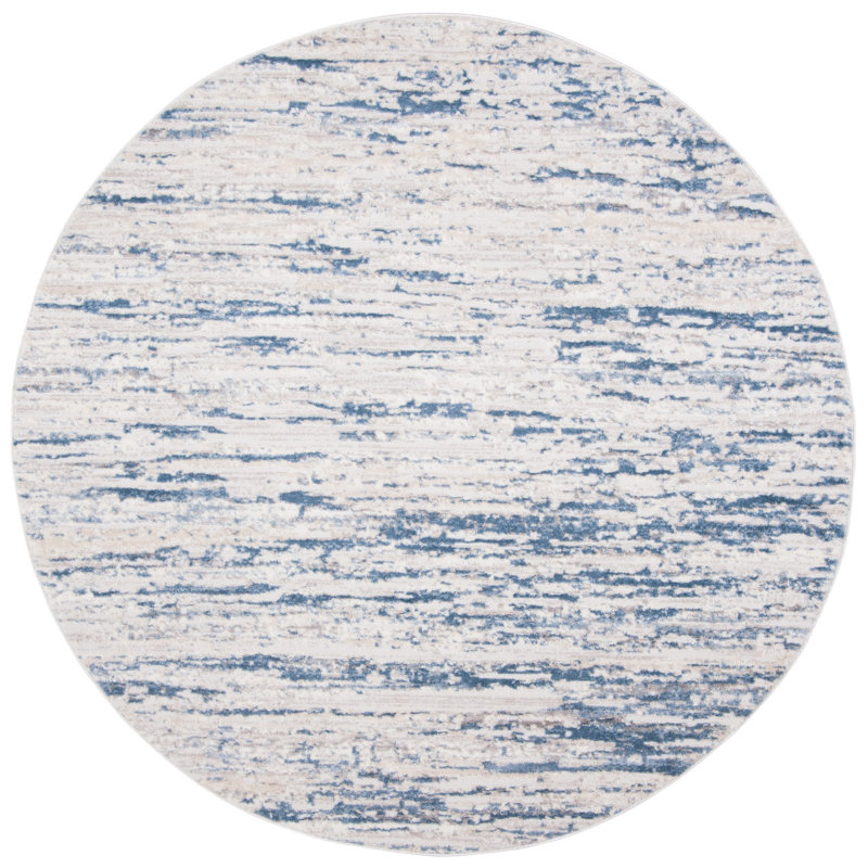 Twinsburg Abstract Area Rug, Round 91cm