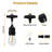 24 Ft. Black Filament String Light 12 Bulbs, Connect Up To 6
