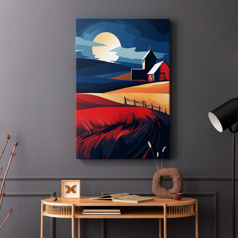 Paysages série Cxxvi - galerie Cavas, H 18 po x l 12 po