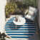 Washable Striped Indoor / Outdoor Rug