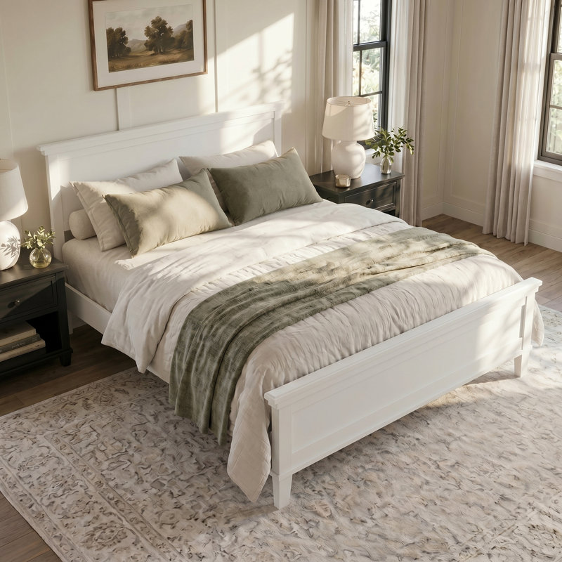 Lit plateforme avec rangement sous le lit Pax, Grand lit, Blanc