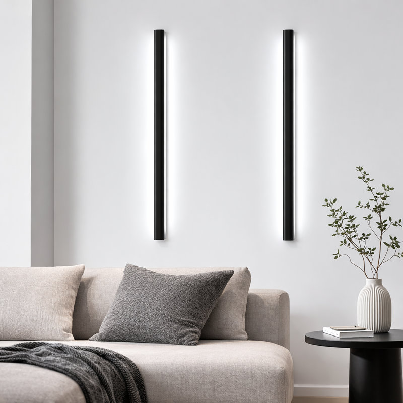 Danazia LED Flush Mounted Sconce, 100cm, 6500K