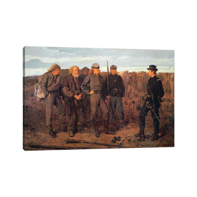 Prisoners from the Front, 1866 by Winslow Homer - 1 Piece Wrapped Canvas Wall Art