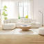 Canapé modulaire en forme de L de 134,63 po beige avec méridienne orientée à gauche, siège profond pour un décor confortable-327074122-327074121
