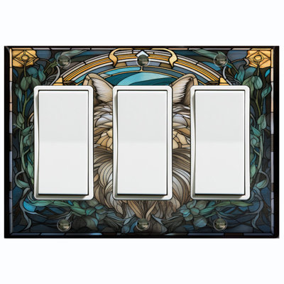 Plaque murale à 3 bandes Nature