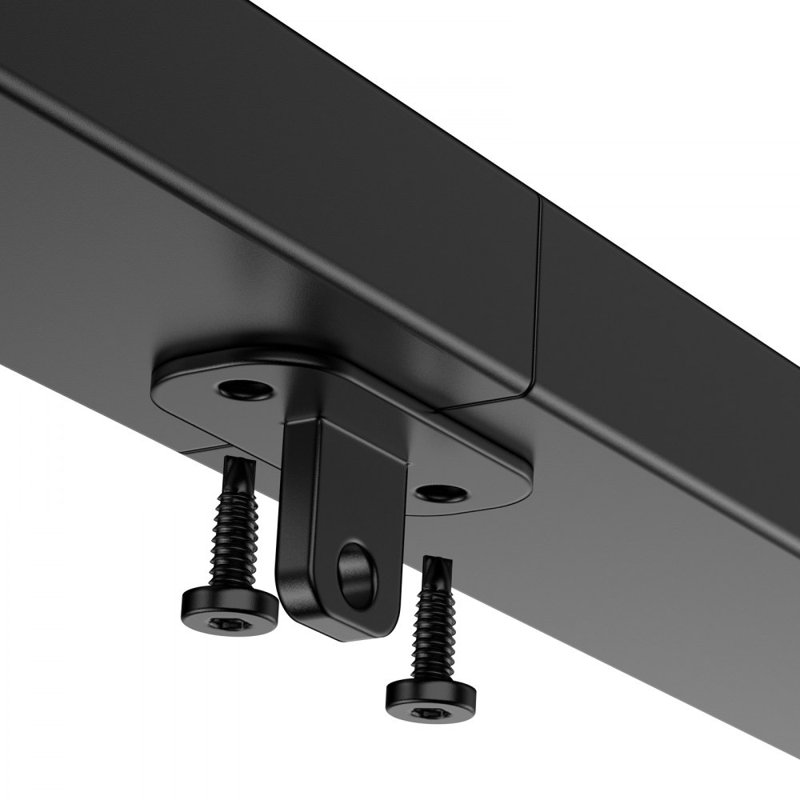 Rampe d'extérieur murale en aluminium, H 4,76 po x l 180 po x P 3,31 po