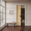 Porte intérieure à 2 panneaux en bois de pin de style colonial, avec cadre solide renforcé, serrure de poche noire et ensemble de quincaillerie, non fini et à peindre, pour garde-manger, chambre à coucher, salle de bain, placard et salon, facile à nettoyer, 24 po x 80 po-108809408-108809404