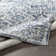 Ingrid Machine Woven Oriental Navy Area Rug