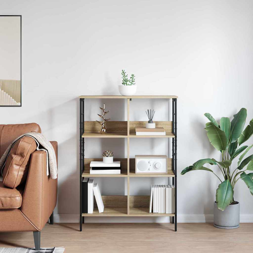 82cm W Steel Etagere Bookcase