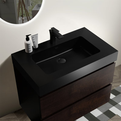 Alice 30" Bathroom Vanity With Sink  with Drawer,Bathroom Storage Cabinet