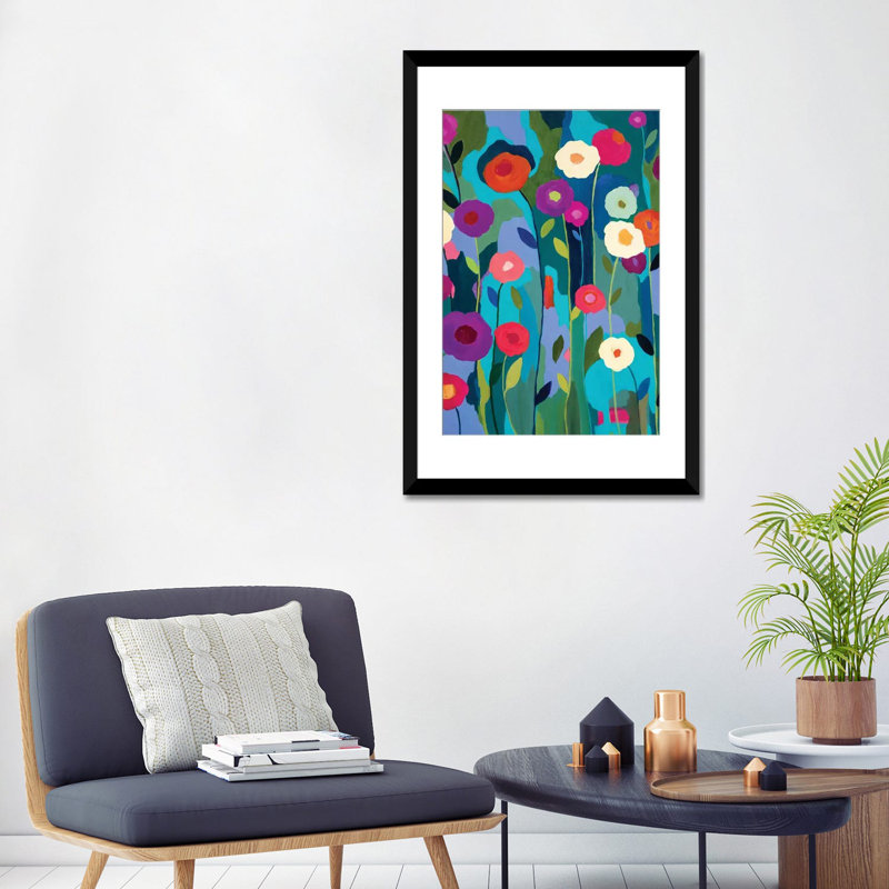 «Good Morning Sunshine», impression sur toile, H 32 po x l 24 po x P 1 po, Papier d'art encadré noir, Blanc