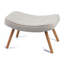 Nekoma Upholstered Accent Chair with Footstool-833743615