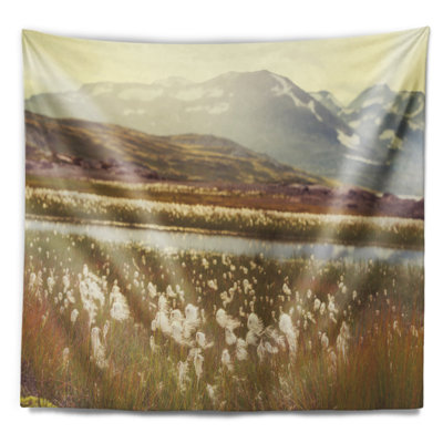 Tapisserie de prairies arctiques en coton