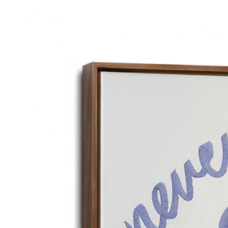«Never Stop Growing Mushroom» par Jessica Mingo, reproduction d'art, 13.5" H x 9.5" W, Brown, Framed Canvas