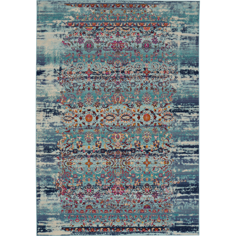 Tapis oriental bleu Lowndes, Rectangle 2 pi x 4 pi