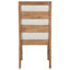 Ensemble de chaises d'appoint en tissu brun naturel Survista (ensemble de 2)