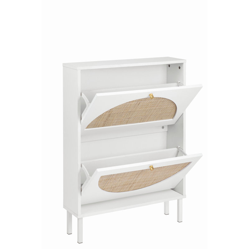 Shoe Storage Cabinet, White