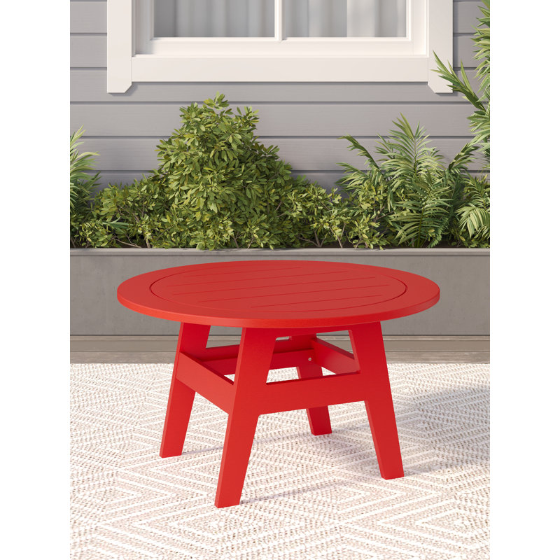  Table basse, Rouge