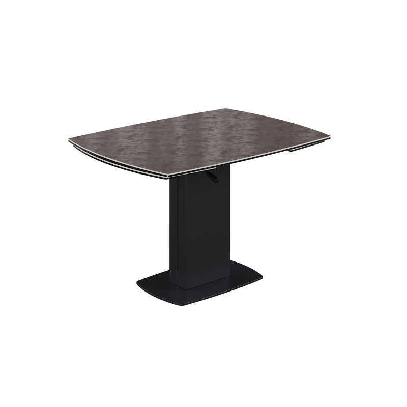 Blynn 120-180 cm Ceramic Extending Dining Table, Black