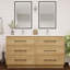 Victoria 58.9'' Double Bathroom Vanity with Acrylic Top-98195207