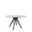 Sir Gio Round Glass Dining Table-27006681-27006685