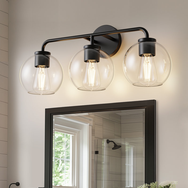 Éclairage pour salle de bain 3 lumières Choi Modern