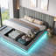Ottoman Bed With Led Grey-750749054