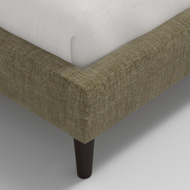 Lit plateforme Heylen Wave Pitt Loden, Double, Vert
