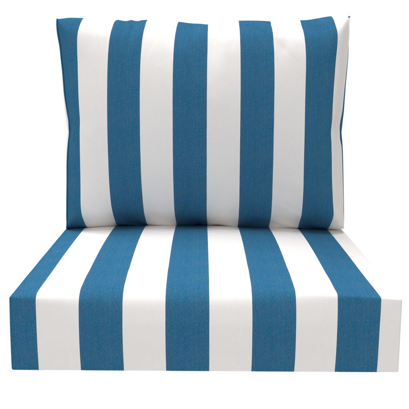 28.5 x 28.5 x 5 inch Brandtley Sunbrella Outdoor Chair Cushion, Royzell Seat Back Replacement Cushion for Outdoor Furniture Argyri Arm Chair, Sofa, Loveseat