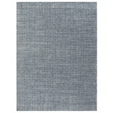 Simplicity Comfort Plaid Area Rug in Blue
