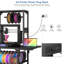Support pour imprimante 3D, support de table pour imprimante 3D robuste avec support de filament, support de bobines en forme de T avec roues, établi pour imprimante 3D pour atelier d'impression 3D, atelier de bureau à domicile