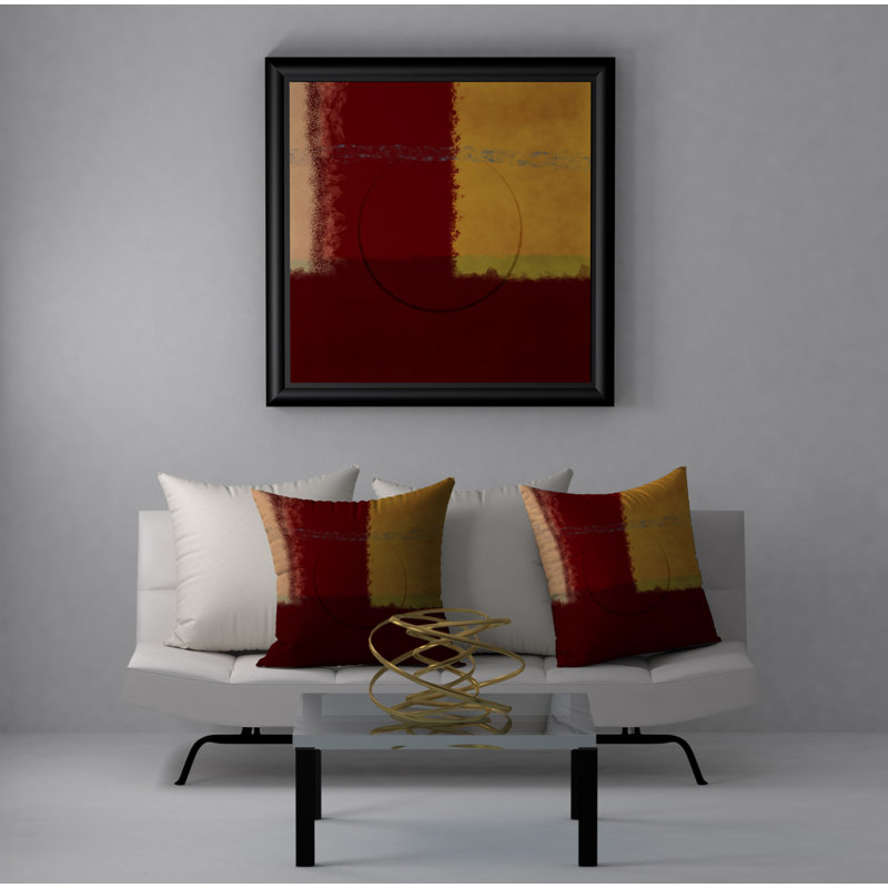 Reversible Throw Pillow, 24" x 24"