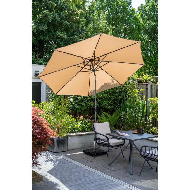 Lecce 300cm Round Parasol, Beige
