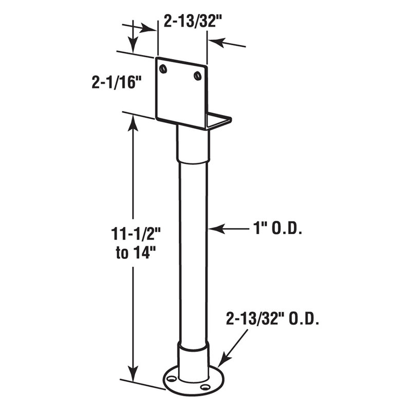 Prime-Line Pilaster Floor Support