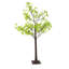 Indoor/ Outdoor Faux-Lighted Ginkgo Tree, 4'H Faux Foliage Tree-30365762