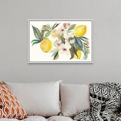 Reproduction d’art sur toile, "Citrus Summer I" par Kristy Rice