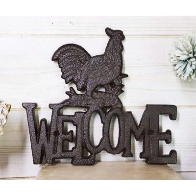 Sculpture de coq Jwaun Welcom
