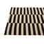Tapis noir et blanc Orta